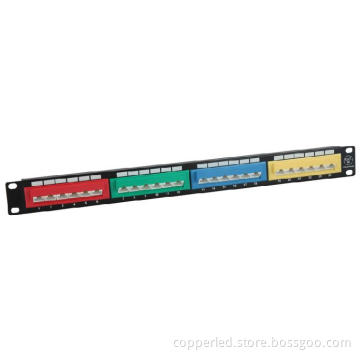 UTP Cat. 5e 45degree Patch Panel